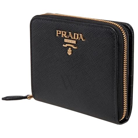 prada wallet black zipper|prada wallets women on sale.